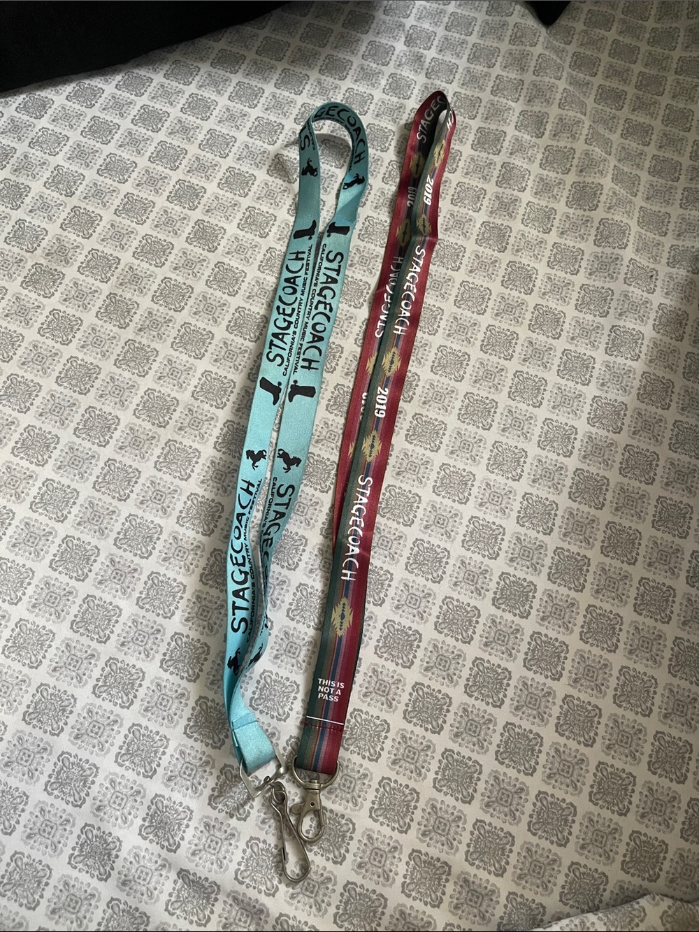 Branded Teal and Maroon Lanyards